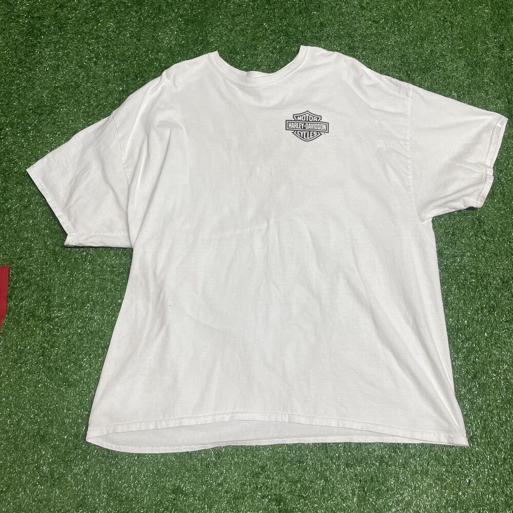 Harley‑Davidson T‑Shirt Men’s XXXL White Short Sleeve Graphic Tee